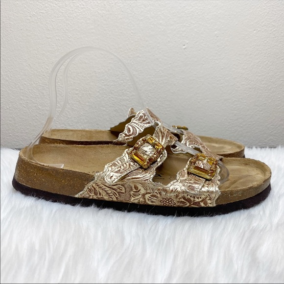Betula by Birkenstock Sandals Embossed Rhinestones - Picture 2 of 7